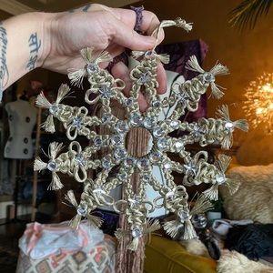 Handmade Macrame Crochet Christmas Ornament